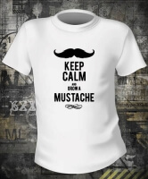 Футболка Keep Calm And Grow A Mustache