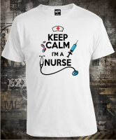 Футболка Keep calm I'm a nurse