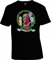 Футболка Rick and Morty Happy  Holiday