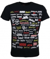 Футболка Rock Bands Logos