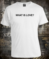 Футболка What is love?