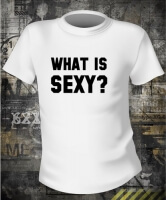 Футболка What is sexy